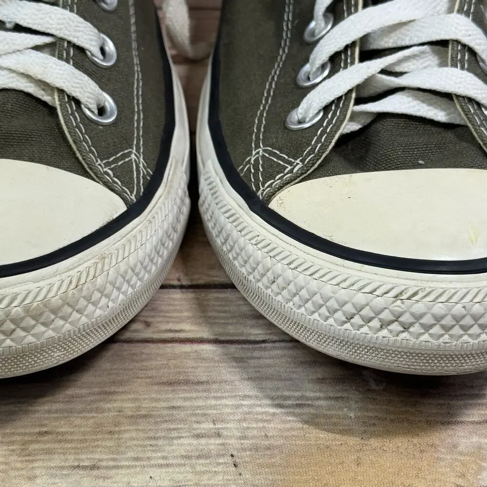 Converse All Start Chuck Taylor Olive Green Low Top Unisex Sneakers W9/M7